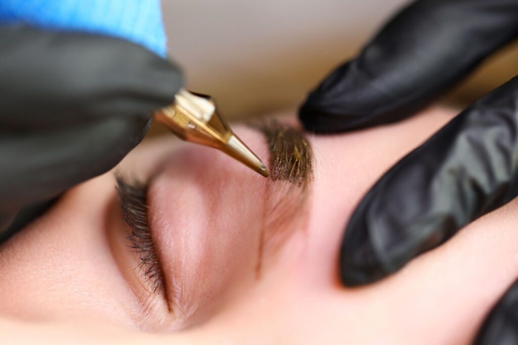PMU Permanent Makeup Powder Brows at the Brow Lab and Laser